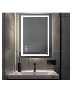 Espejo de Baño LED Aitila 71x50 cm Anti-vaho Regulable