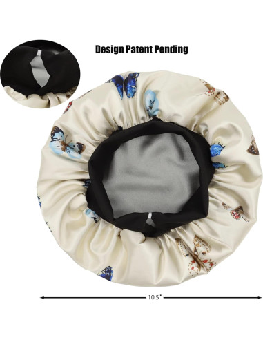 Gorro de satén para niños SENGTERM doble capa hipoalergénico