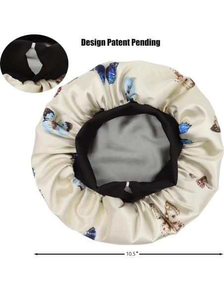 Gorro de satén para niños SENGTERM doble capa hipoalergénico