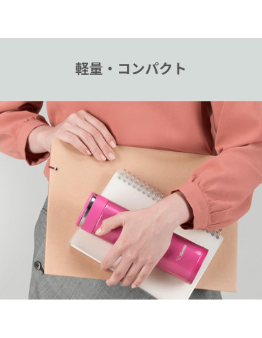 Botella de Agua Zojirushi SM-JF 480 ml Acero Inoxidable Blanca