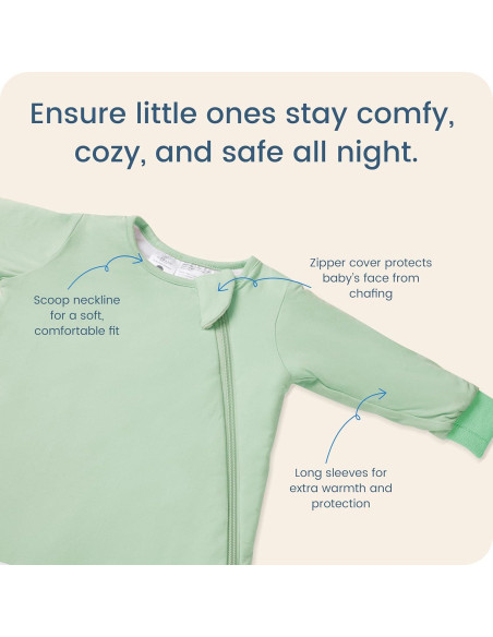 Saco de Sueño de Manga Larga TotBasic 1.0 TOG para Bebé