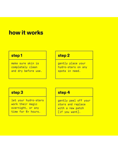 Parche Hidrocoloide Estrellas Arcoíris Starface - 32 Unidades