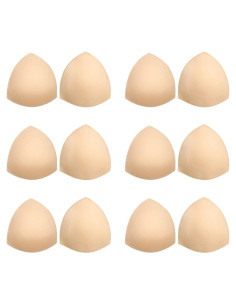Inserts de Almohadillas para Sujetadores Awpeye 6 Pares Beige