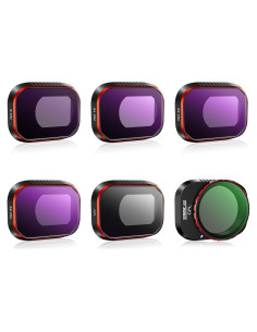 Filtros STARTRC para DJI Mini 4 Pro - Paquete de 6 ND8 ND16 ND32 UV CPL