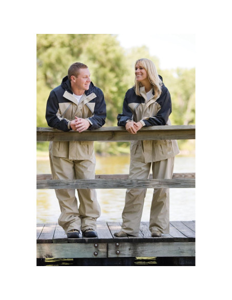 Traje de Lluvia Coleman 20mm PVC/Nylon Unisex 2XL Negro/Tan