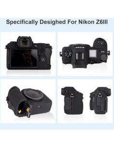 Kit de Accesorios para Cámara Nikon Z6III - Funda, Protectores y Cubierta 2