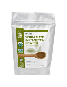 Yerba Mate Instantánea Orgánica Super Good 113g - Sin Gluten, Vegano