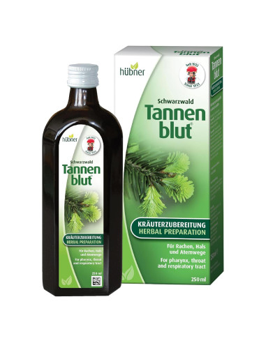 Jarabe Herbal para la Tos Hubner Tannenblut 250 ml Miel y Hierbas