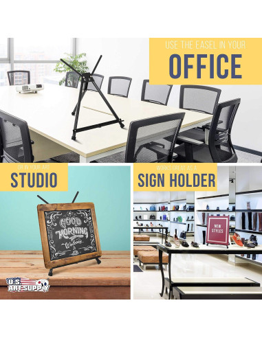 Caballete de Mesa Ajustable Suministro de Arte 15-21" Aluminio