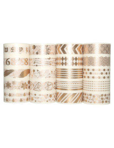 Juego de Cinta Washi Decorativa VIVI TAPE 20 Rollos 15mm