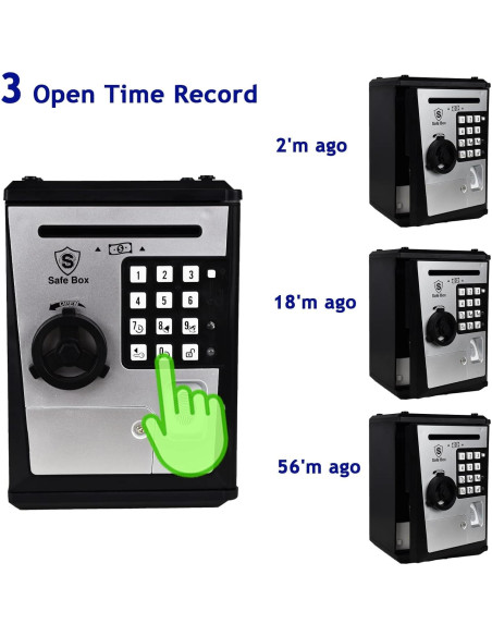 Banco Seguro para Niños Like LT-G982 con Huella Dactilar