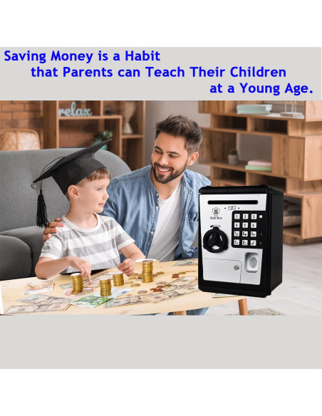 Banco Seguro para Niños Like LT-G982 con Huella Dactilar