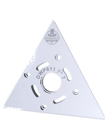 Base de precisión para router Dewalt DWP611/ DCW600/ PC450 7"