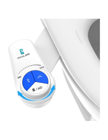 Accesorio de Bidet POCALAND Blanco, Agua Fría, Doble Boquilla