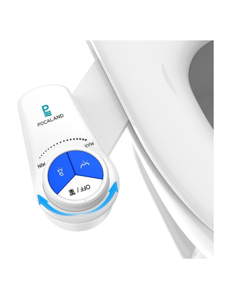 Accesorio de Bidet POCALAND Blanco, Agua Fría, Doble Boquilla