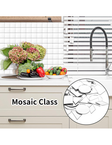 120 Espejos Mini Autoadhesivos DIVINA VITAE para Manualidades