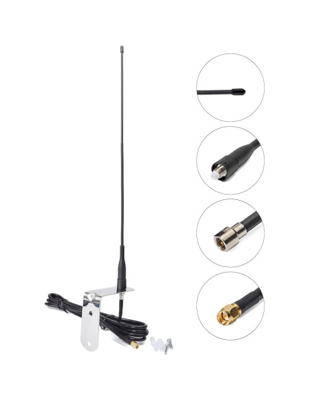 Antena Externa 433Mhz UAYESOK con Soporte y Cable 3M