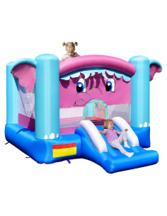 Casa Inflable de Rebote HONEY JOY Elefante 3-en-1 para Niños