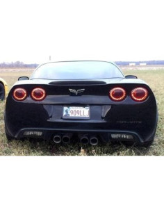 Luces Traseras LED Eagle Eye Rojo para C6 Corvette - Plug & Play 2
