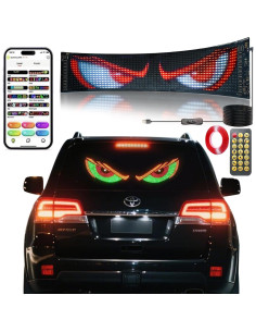 Ojos LED Programables para Parabrisas JQGWKJ 59x12 cm 2