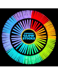 Palitos Brillantes JOYIN 100 Unidades 4.3 cm Multicolores 2