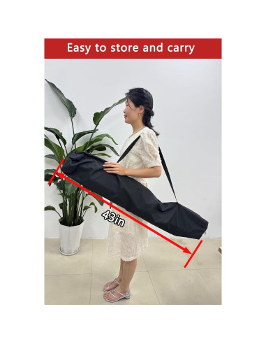 Pantalla de proyector 80" 4K HD Ribowri con soporte y trípode