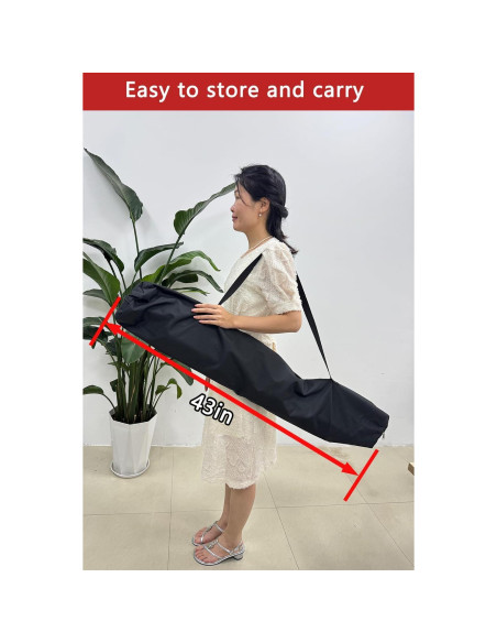 Pantalla de proyector 80" 4K HD Ribowri con soporte y trípode