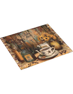 Alfombrilla Antideslizante para Secar Platos Yamxbfa 40.6x45.7cm 2