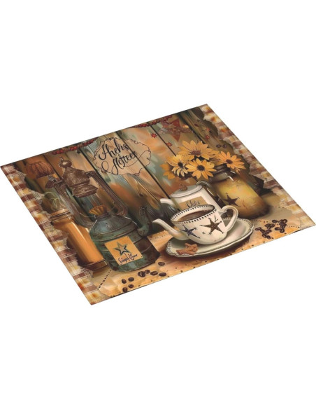 Alfombrilla Antideslizante para Secar Platos Yamxbfa 40.6x45.7cm