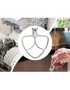 Batidor de Acero Inoxidable VicVan para Kitchen Aid 4.5-5 Qt 2