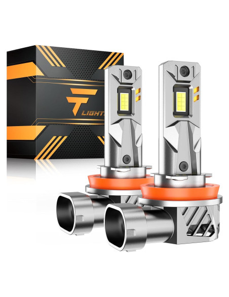 Bombilla LED H11 TACOBEEM 32000LM 6500K IP67 Paquete de 2