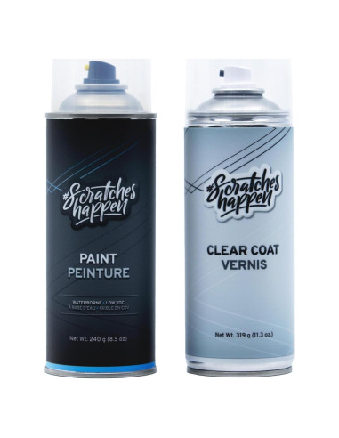 Pintura en aerosol ScratchesHappen Acero Moka 177ml para GMC