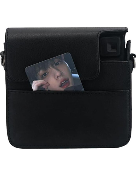 Funda de cámara Frankmate para Fujifilm Instax SQ40/SQ1 - Cuero PU negro