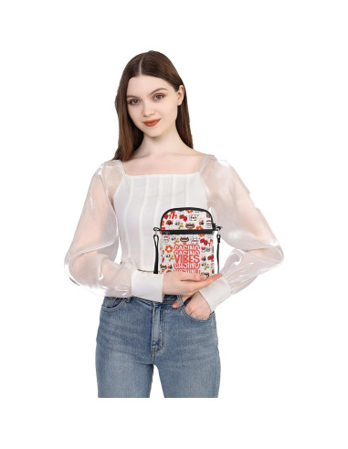 Bolsa Cruzada MEIKIUP Vibes Casino 14.8x21cm Regalo Original