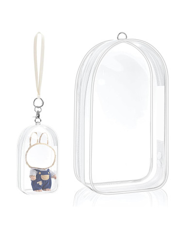 Funda Protectora Transparente Playexen para Muñecas 18.5 cm