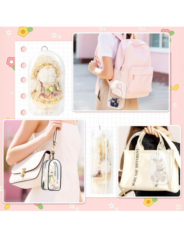 Funda Protectora Transparente Playexen para Muñecas 18.5 cm