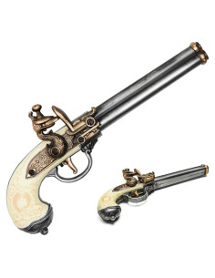 Réplica de Pistola de Flintlock Italiana de Espuma 26.67 cm