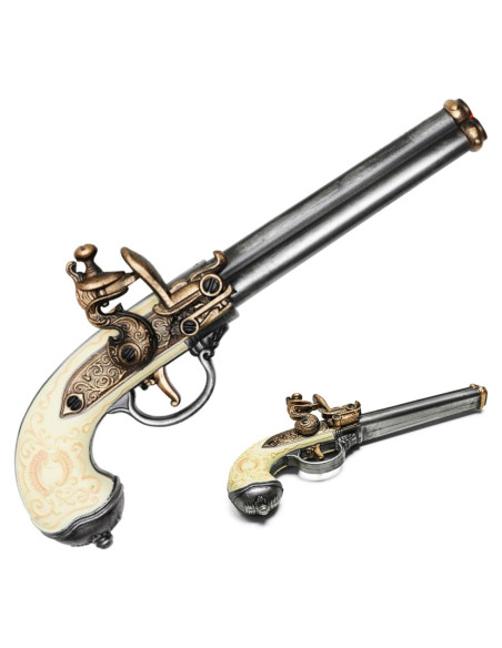 Réplica de Pistola de Flintlock Italiana de Espuma 26.67 cm