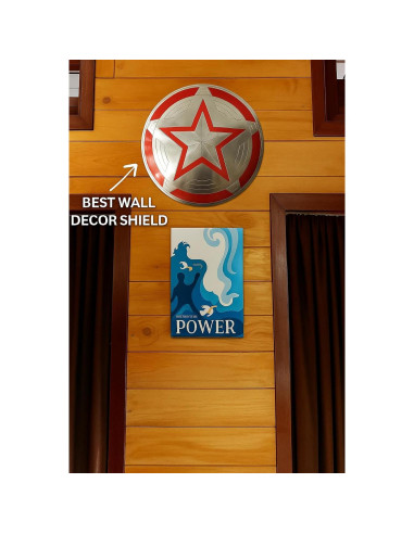 Escudo Cinemático Guardian Rojo Safa 55.88 cm Cosplay LARP