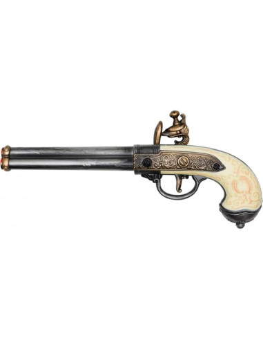 Réplica de Pistola de Flintlock Italiana de Espuma 26.67 cm