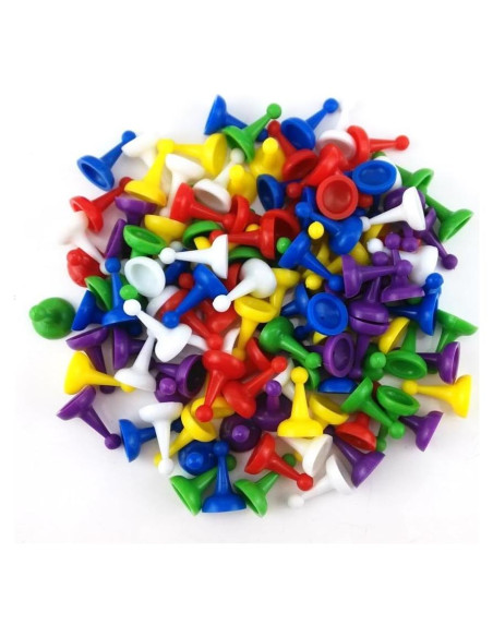 Piezas de Peones Multicolor Honbay 120 Piezas 16x25mm