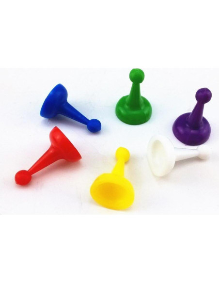 Piezas de Peones Multicolor Honbay 120 Piezas 16x25mm