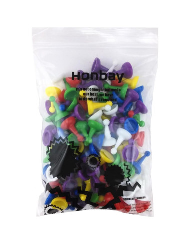 Piezas de Peones Multicolor Honbay 120 Piezas 16x25mm