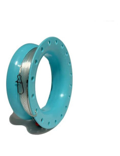 Carrete de Mano Cubano LEE FISHER 23 cm con Soporte y Anzuelo 3/0