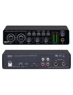 Interfaz de Audio USB BOMGE U204 2x2 para PC y Mac 32Bit/192kHz