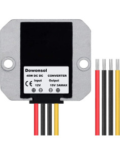 Convertidor de Voltaje DC NW 12V a 15V 3A 45W Impermeable 2