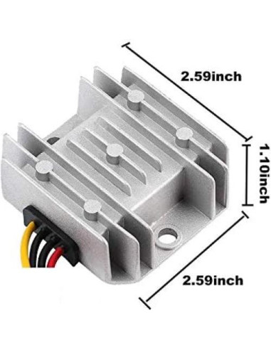 Convertidor de Voltaje DC NW 12V a 15V 3A 45W Impermeable