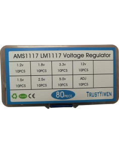 Regulador de Voltaje AMS1117 SOT-223 1A 1.2V a 5.0V 2