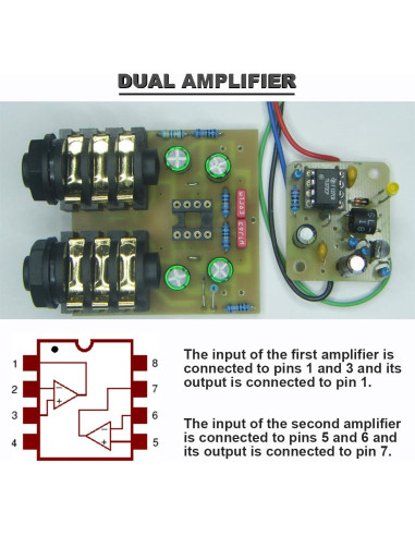 Amplificador Operacional TL072CP DAOKAI Paquete de 12