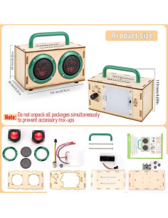 Kit de Altavoz Bluetooth DIY Swhmc - Proyectos STEM para Niños 2